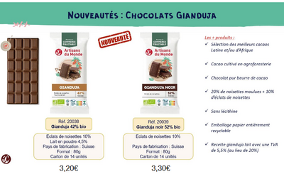 De nouveaux chocolats en boutique !